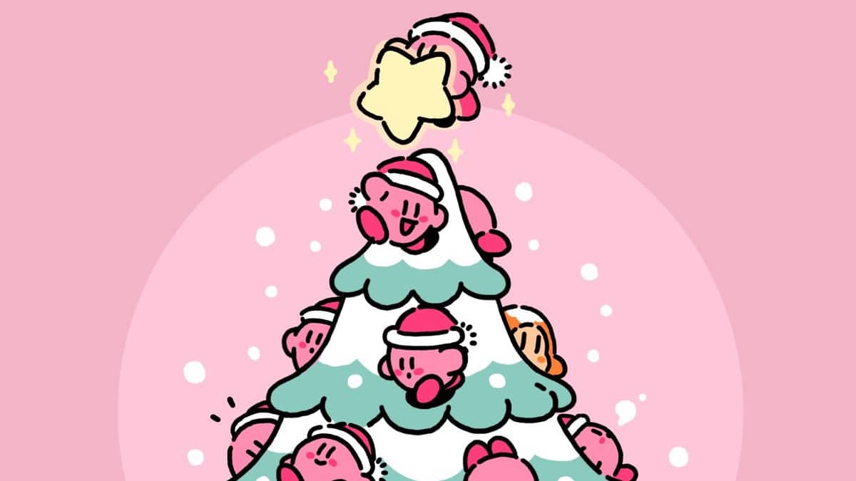 James Turner, diseñador de Pokémon, nos felicita las fiestas con este árbol de Kirby
