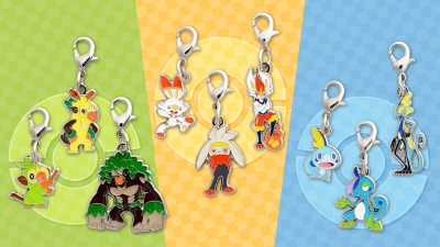 Anunciados nuevos llaveros Pokémon de la Pokédex de Galar