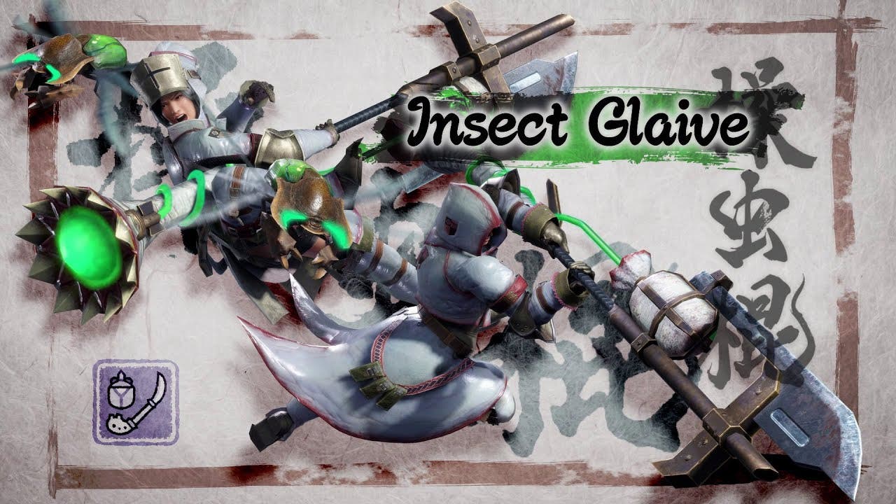 Monster Hunter Rise nos presenta la Lanza Pistola y el Glaive Insecto