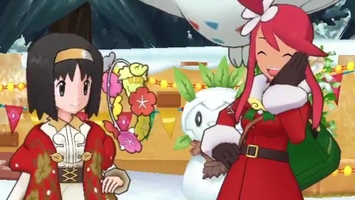 Pokémon Masters EX avanza la llegada de su nuevo evento navideño con este vídeo de Erika y Gerania