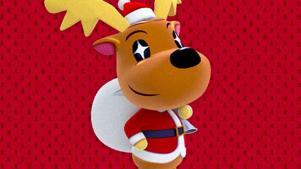 Echa un vistazo a esta espectacular decoración navideña en Animal Crossing: New Horizons