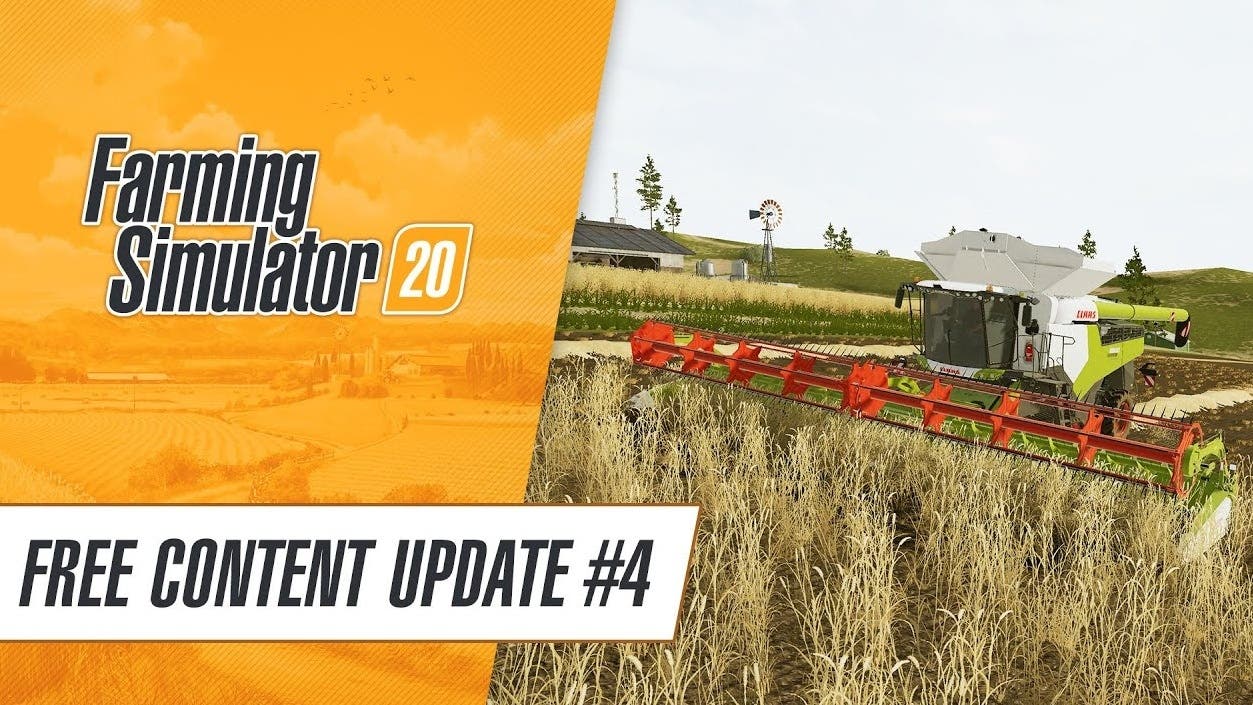 Conoce la nueva actualización de contenido gratuita de Farming Simulator 20