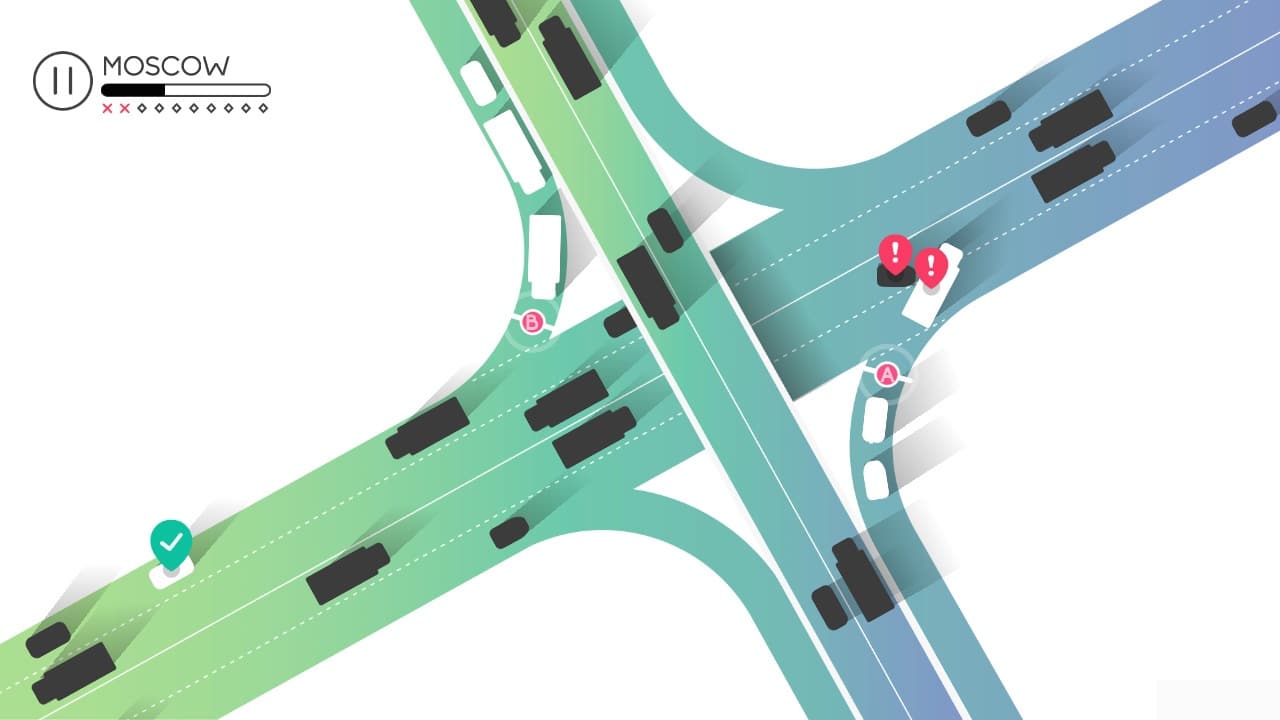 Se comparte un gameplay de Traffix, un original juego de puzles de tráfico
