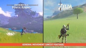 Se viraliza un vídeo con similitudes entre Immortals Fenyx Rising y Zelda: Breath of the Wild