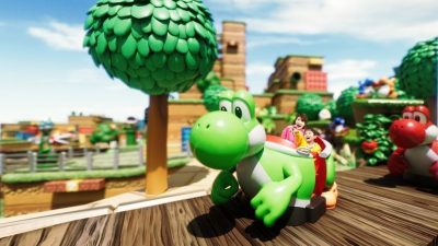 Vídeo nos muestra el recorrido completo de la atracción de Yoshi en Super Nintendo World, incluyendo al Capitán Toad hablando