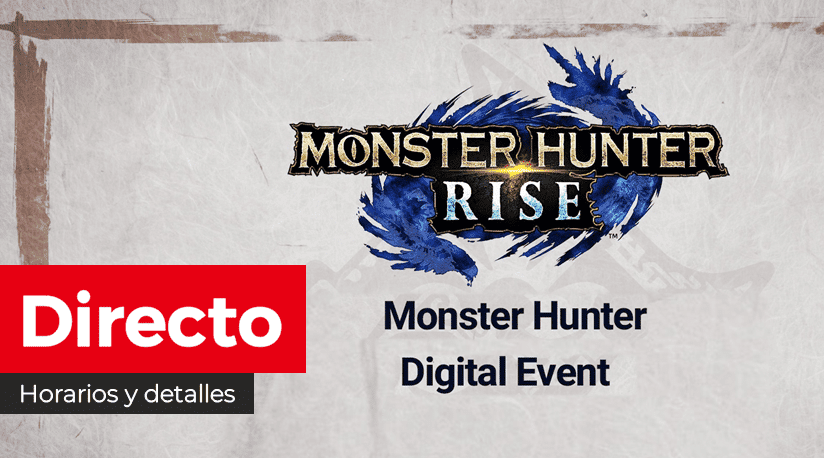 ¡Sigue aquí en directo la presentación de Monster Hunter Rise para Switch de Capcom y Nintendo!