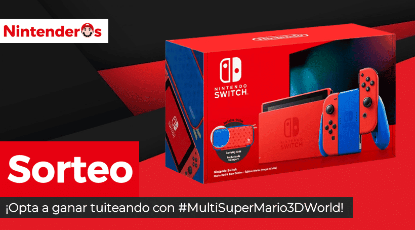 [Act.] ¡Sorteamos una consola Nintendo Switch Edición Mario (roja y azul)!
