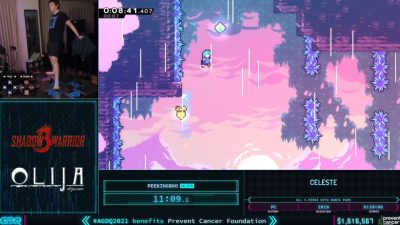 Así ha completado este speedrunner dificilísimos niveles de Celeste usando un Dance Pad