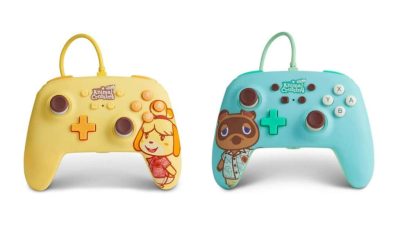 Ya puedes reservar estos PowerA Enhanced Wired Controllers de Animal Crossing para Nintendo Switch