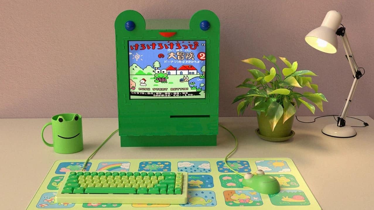 Así luce Froggy Computer, un ordenador fan-made inspirado en la Silla Ranita de Animal Crossing