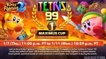 Kirby Fighters 2 protagoniza la nueva Maximus Cup de Tetris 99
