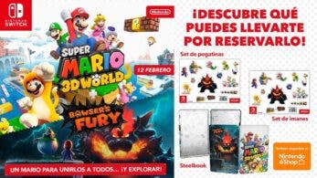 Estos son los regalos por reservar Super Mario 3D World + Bowser’s Fury en tiendas españolas