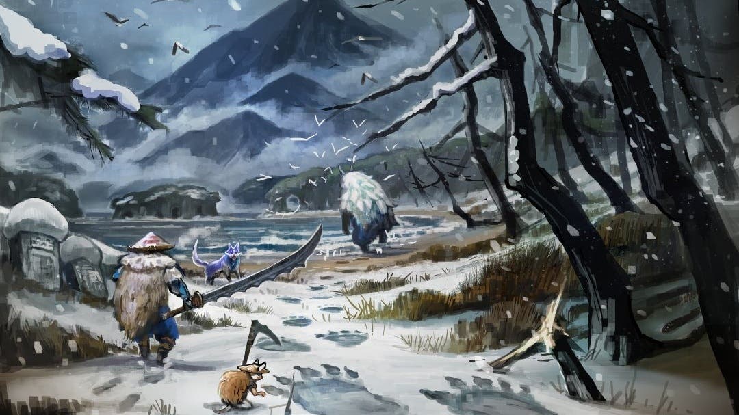 Capcom comparte artes de las Islas heladas de Monster Hunter Rise