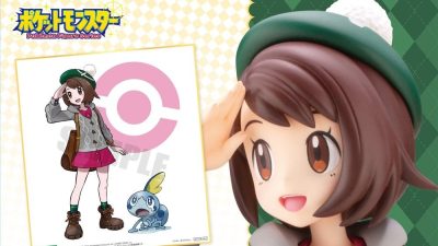 Se comparten más imágenes de la figura ARTFX de Gloria y Sobble de Pokémon Espada y Escudo