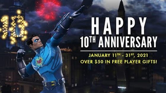 DC Universe Online celebrará su 10º aniversario con un evento especial, obsequios y más