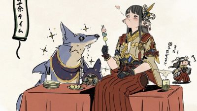 Capcom comparte nuevos artes de las gemelas Hinoa y Minoto de Monster Hunter Rise