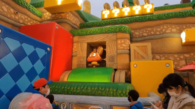 Nuevos vdeos de Super Nintendo World nos muestra la iluminación, interacciones y más
