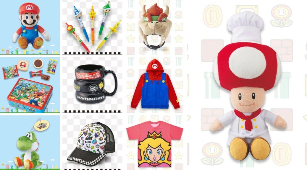 Un vistazo detallado a los numerosos productos que se venderán en Super Nintendo World