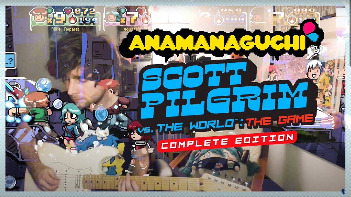 No te pierdas esta interpretación de la música de Scott Pilgrim vs the World: The Game por parte de Anamanaguchi