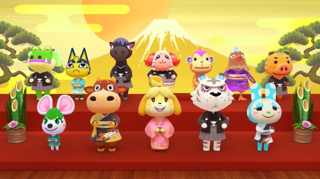 No te pierdas el nuevo vídeo oficial de Año Nuevo de Animal Crossing: New Horizons