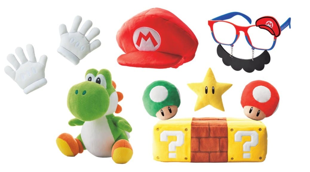 Un vistazo detallado al merchandise de Mario que se venderá en Super Nintendo World