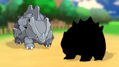 Pokémon: Así era el diseño beta de Rhyhorn
