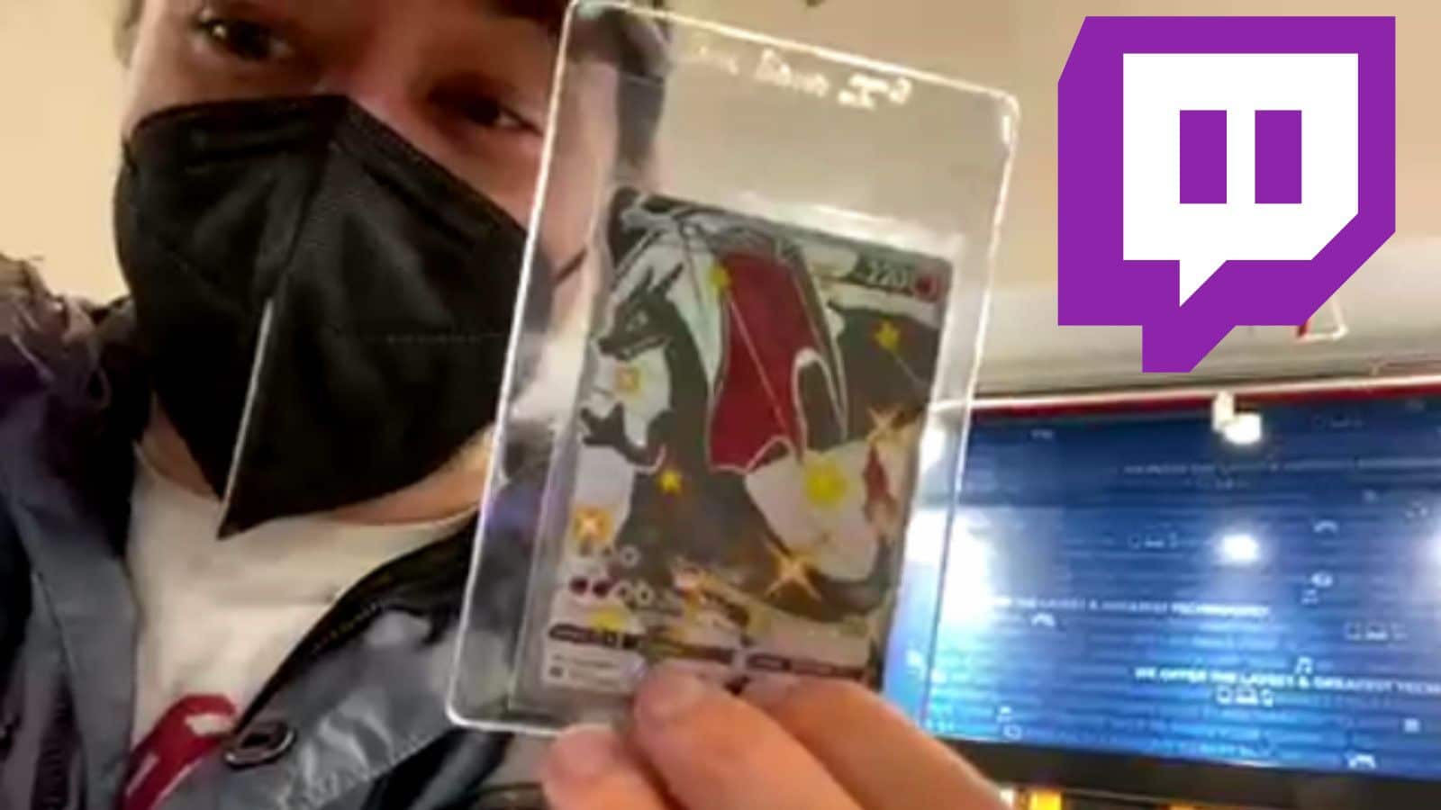 Fan sorprende al streamer Rich Campbell regalándole varias cartas de Pokémon TCG mientras retransmitía