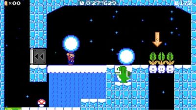 Se anuncia un nuevo y helado desafío Contrarreloj Ninji de Super Mario Maker 2