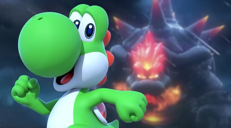 Recrean el épico arte de Super Mario 3D World + Bowser’s Fury al estilo Yoshi’s Island