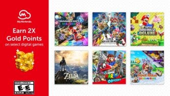 Nintendo of America lanza una nueva promoción de doble de Puntos de oro de My Nintendo