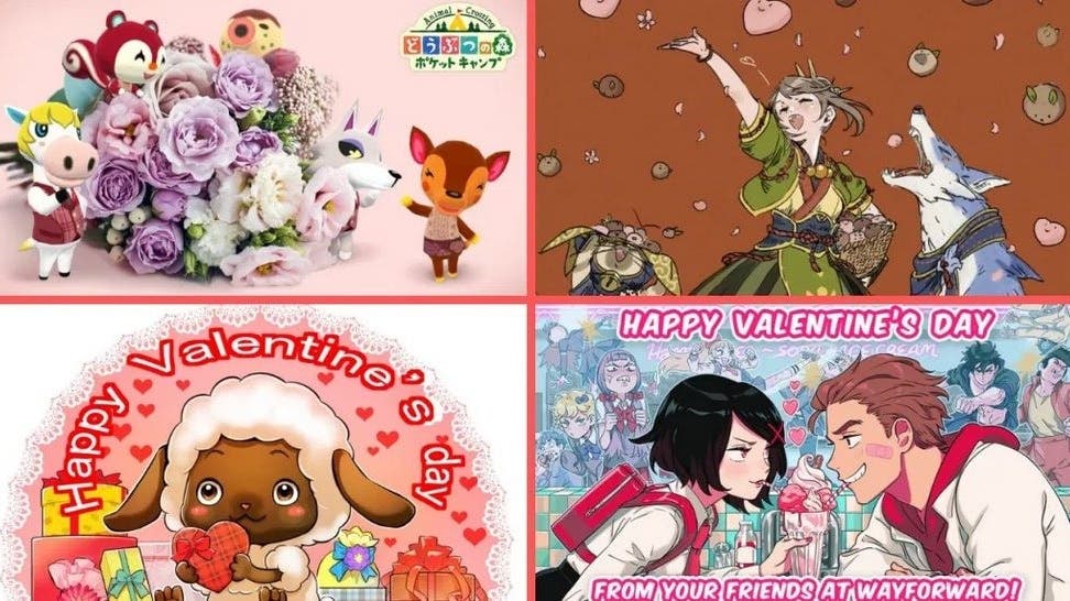 Echad un vistazo a los mensajes de San Valentín 2021 compartidos por Nintendo y otras desarrolladoras