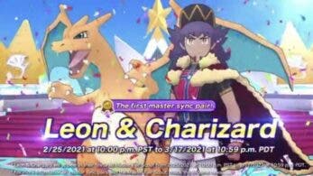 Novedades de Pokémon Masters EX: 3000 Joyas y Billetes Reclutamiento 5★ del 17 al 30 de marzo y movimientos compi de Lionel y Charizard / Roxy y Morpeko