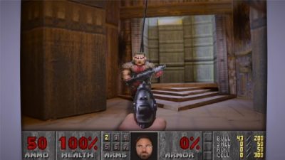 Fans recrean DOOM II usando cartón