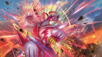Se comparten dos artes de Urshifu Gigamax de la colección Estilos de Combate del JCC Pokémon