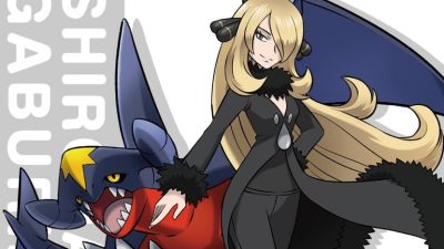 Esta figura oficial de Cintia y Garchomp se desvelará este viernes por el 15º aniversario de Pokémon Diamante y Perla