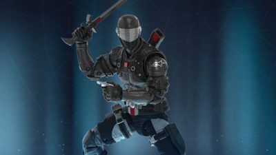 Se anuncia una figura de colección de Snake Eyes de G.I. Joe basada en su colaboración con Fortnite