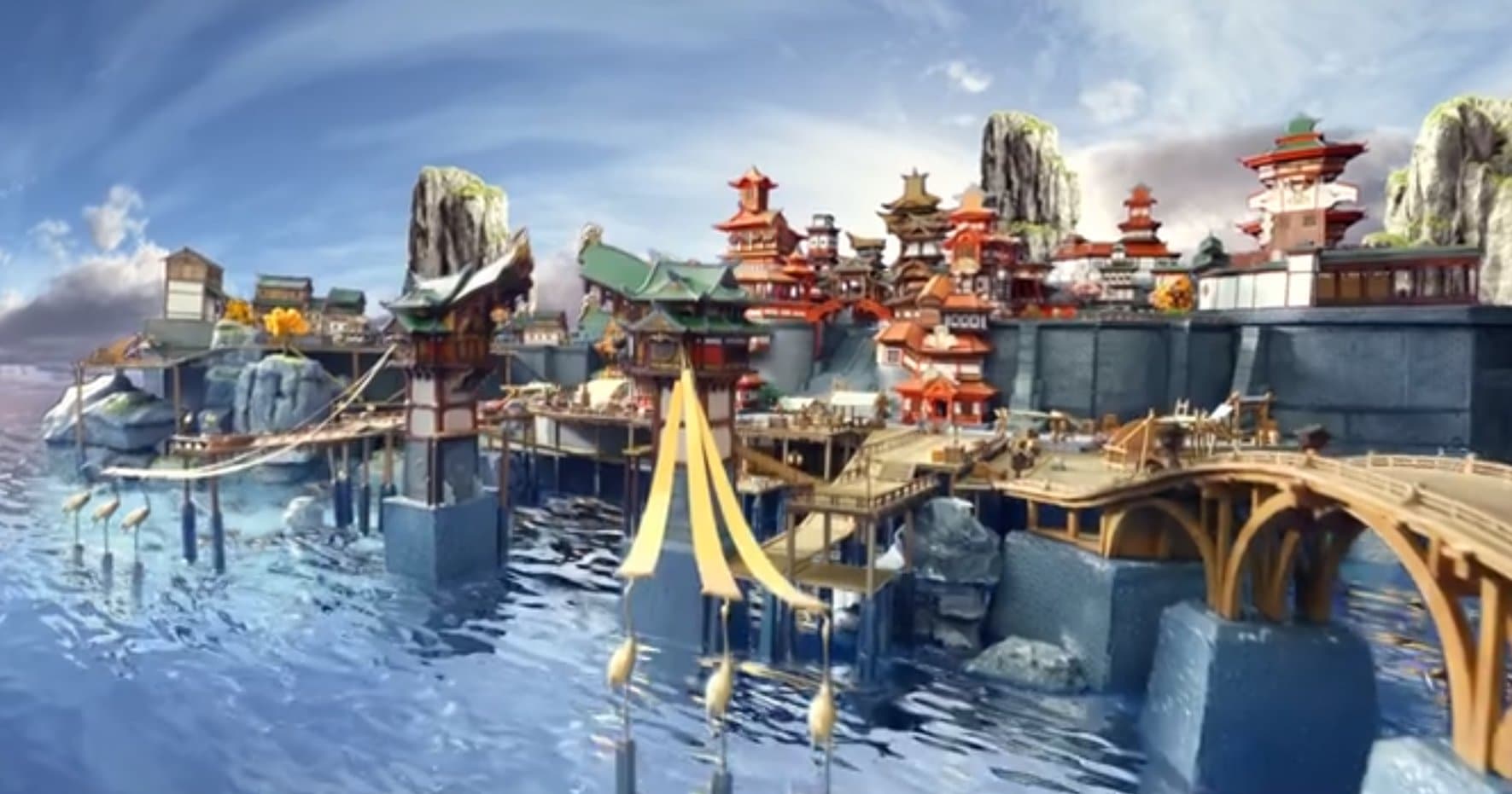 Fan de Genshin Impact crea un modelo real del Puerto de Liyue