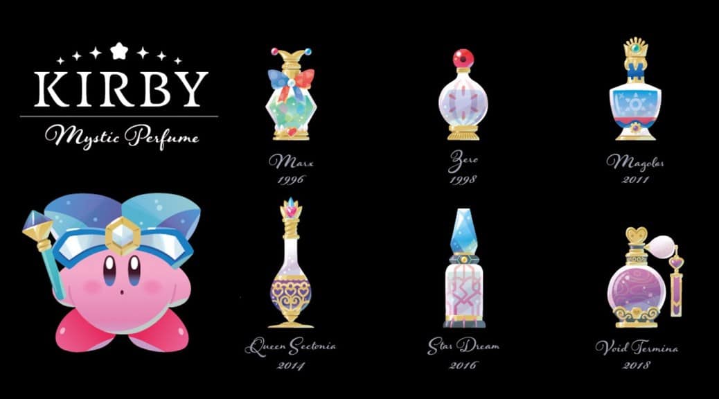Anunciada una gama de perfumes oficiales de Kirby en Japón