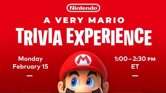 Nintendo Canadá anuncia una experiencia de trivia en directo sobre Super Mario Bros.