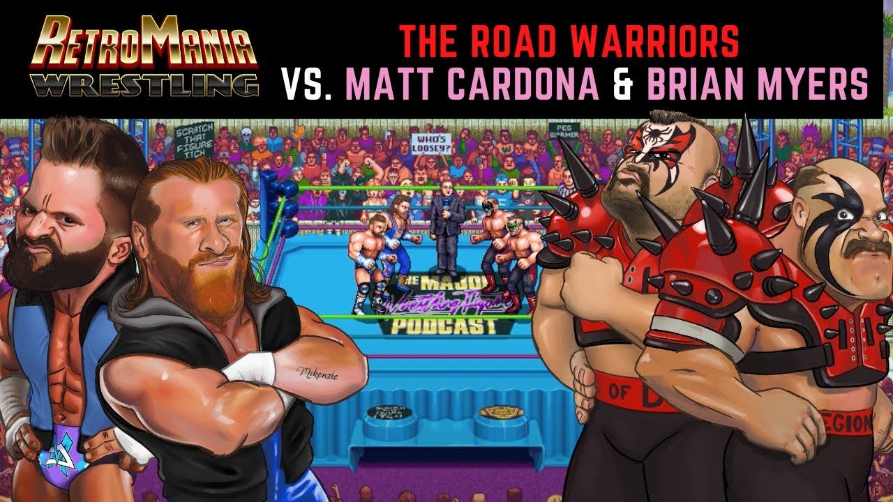 RetroMania Wrestling estrena gameplay de The Road Warriors vs. Matt Cardona & Brian Myers