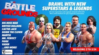 Conocemos los siguientes personajes que llegarán a WWE 2K Battlegrounds