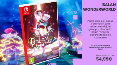 Reserva butaca para la divertida aventura de Balan Wonderworld para Nintendo Switch