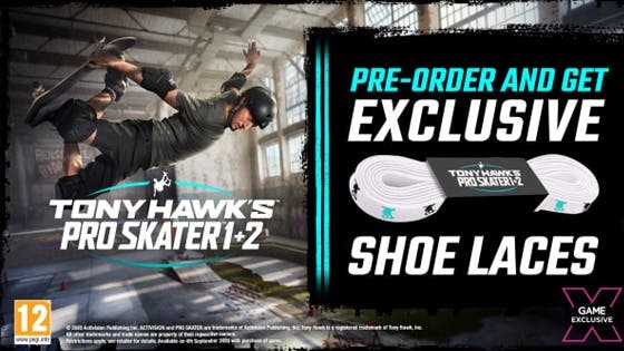 GAME UK ofrecerá trenzas de calzado exclusivas por la reserva de Tony Hawk’s Pro Skater 1 & 2