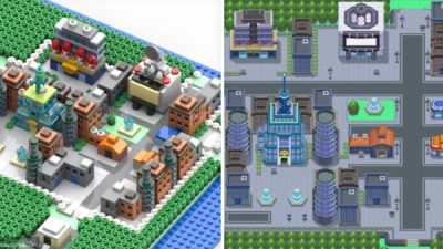Fan de Pokémon comienza a recrear Sinnoh con LEGO