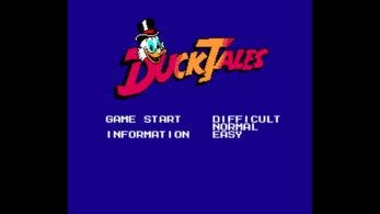 Prototipo descubierto de DuckTales para NES nos permite escuchar música descartada