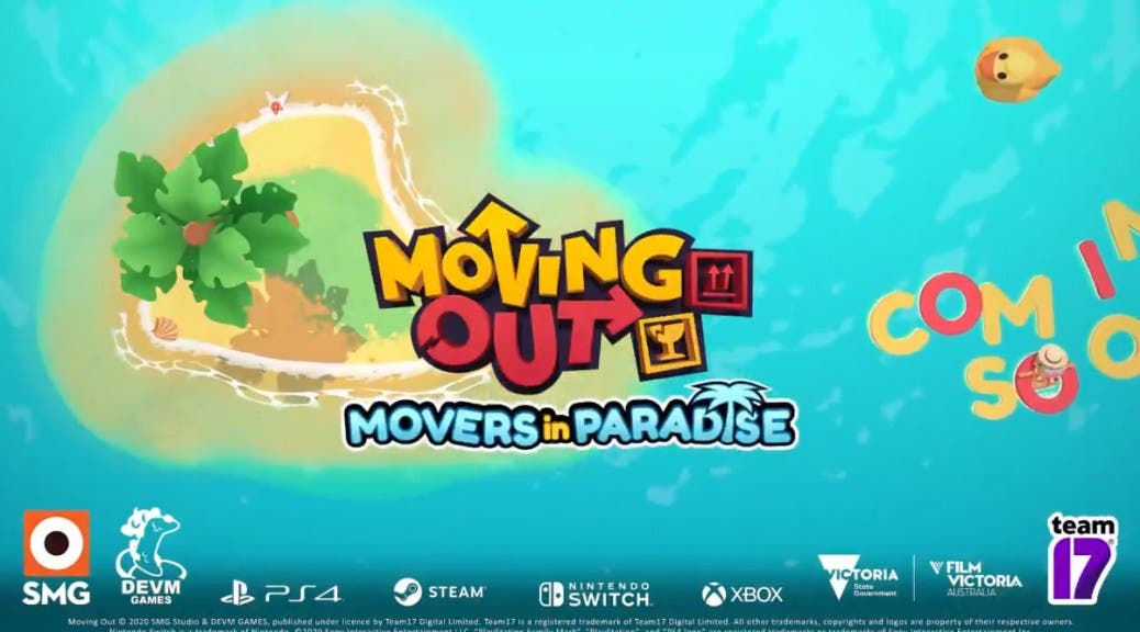 Moving Out avanza la llegada de su DLC Movers in Paradise con estos mensajes