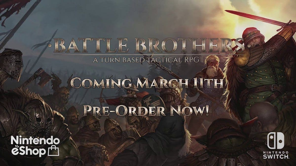 El juego de rol táctico por turnos Battle Brothers llegará a Nintendo Switch el 11 de marzo