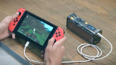Así es STORM 2, una batería portátil transparente de estilo ciberpunk ideal para cargar Nintendo Switch y otros dispositivos