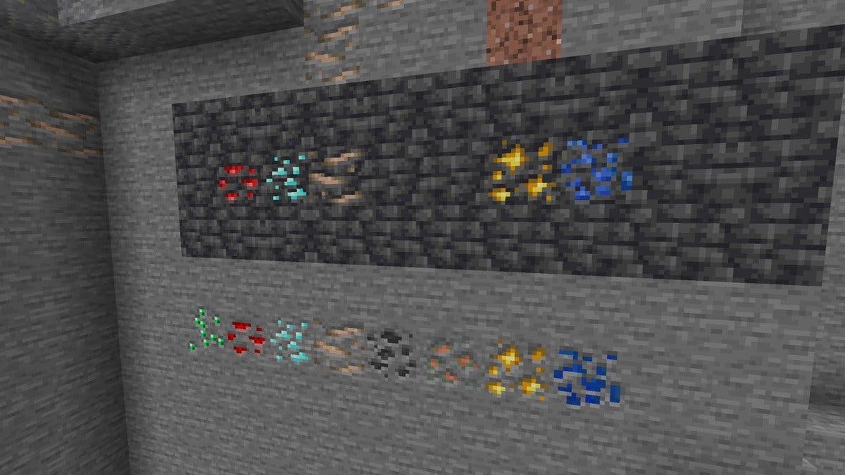 Minecraft actualiza las texturas de minerales, excepto el diamante, teniendo en mente a los jugadores daltónicos