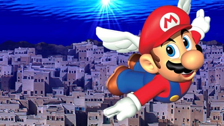 Asocian otra ubicación real diferente a Casares para el skybox de Wet Dry World en Super Mario 64